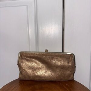HOBO Original "Lauren" Double Frame Soft Leather Wallet Purse